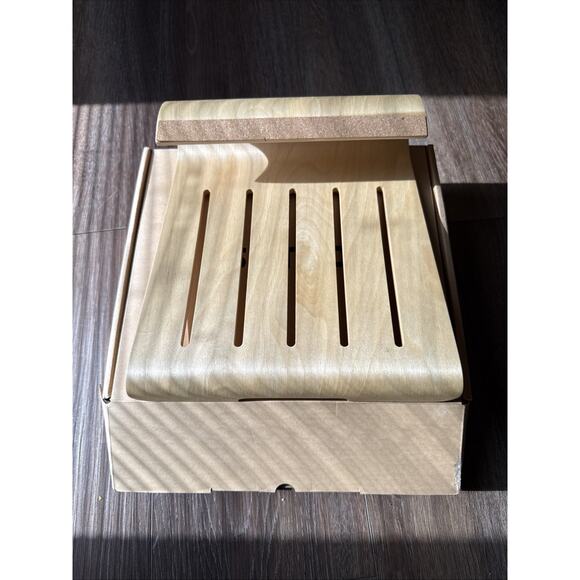 SAMDI Wooden Stand White Birch Wood Notebook Holder for MacBook, Laptop, Tablet - Picture 6 of 10